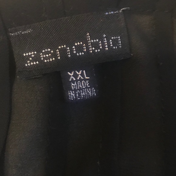 Zenobia Plus size Sheer Blouse - Picture 5 of 5